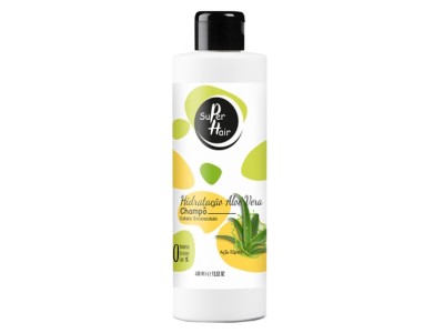 Super Hair Champô Hidratação Aloe Vera 400ml - Image product