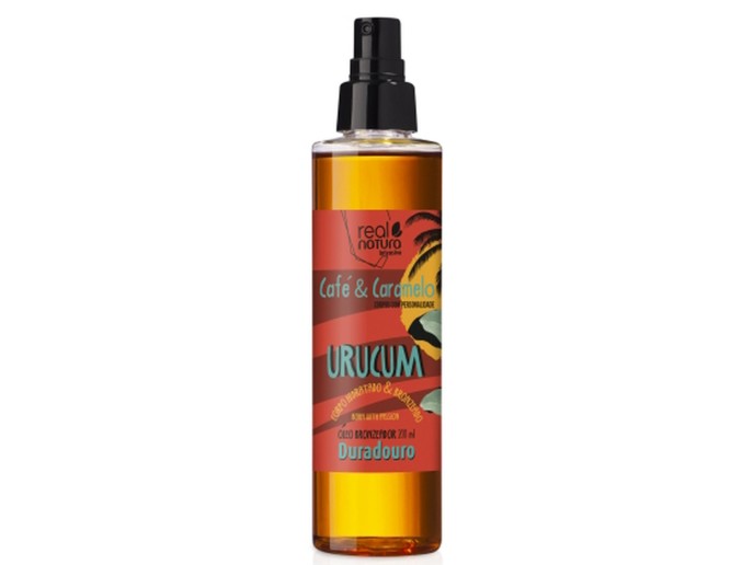 Real Natura �leo Bronzeador Urucum Caf� & Caramelo 200ml