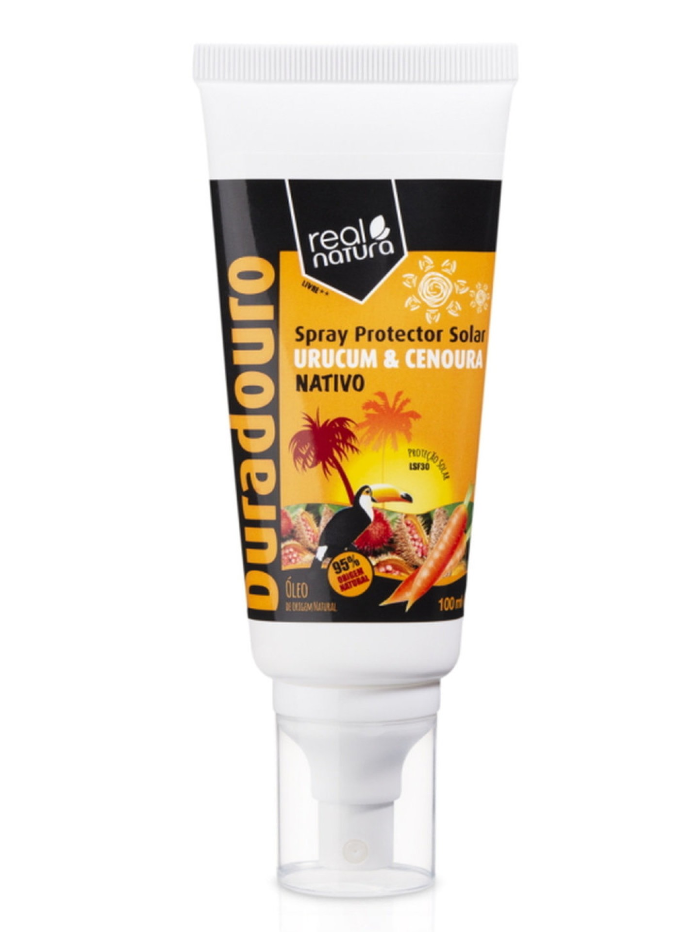 Real Natura Spray Protetor Solar Urucum & Cenoura 100ml