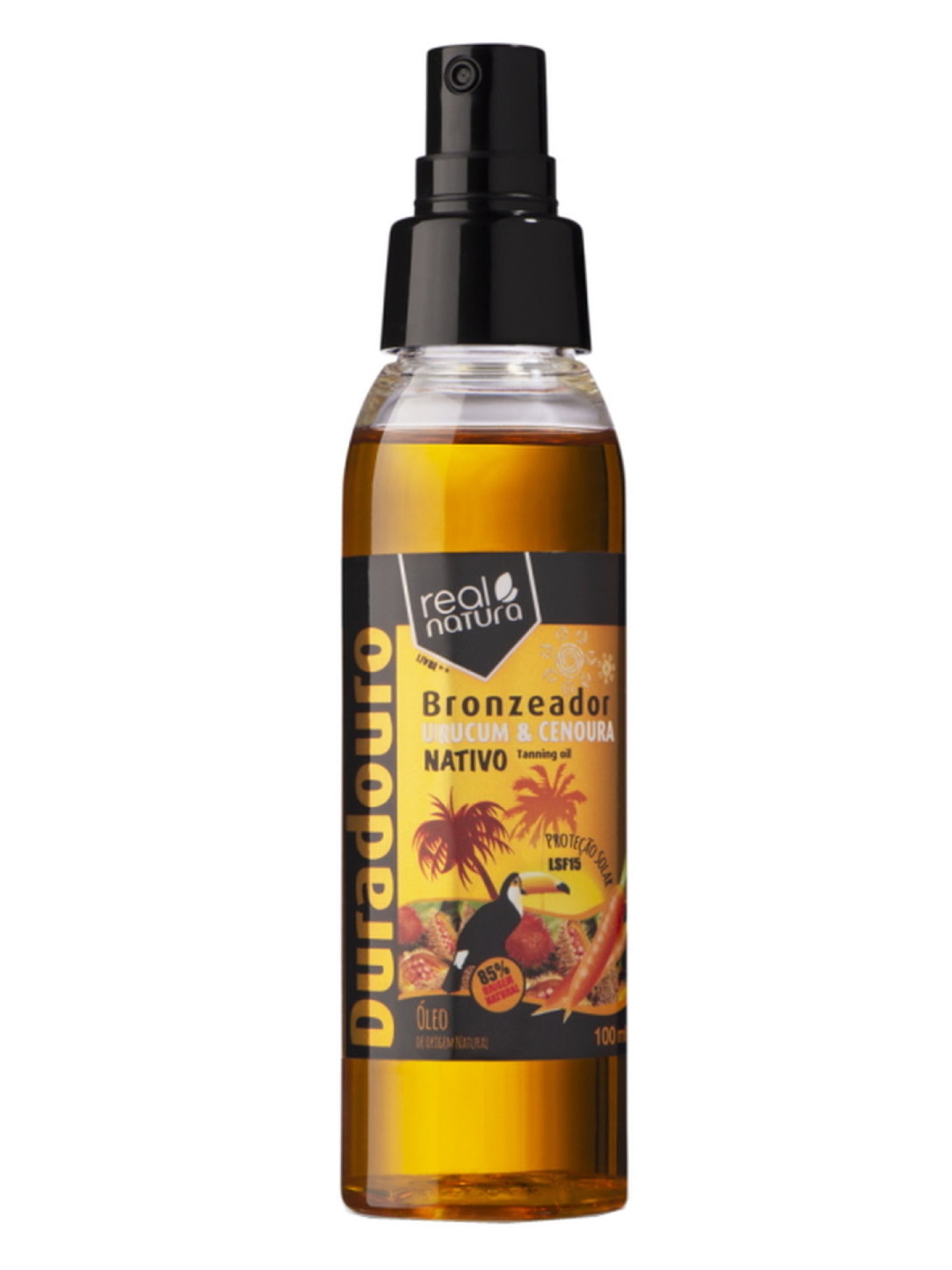 Real Natura Bronzeador Urucum & Cenoura 100ml