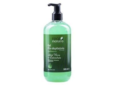 Real Natura Gel P�s Depilat�rio Aloe Vera & Cal�ndula 500ml - Image product