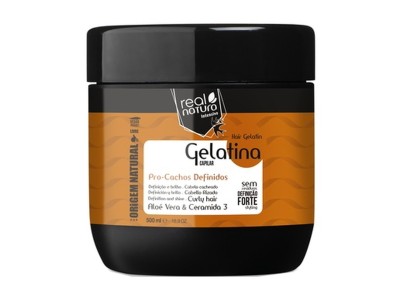 Real Natura Gelatina Capilar Pro-Cachos Definidos 500ml - Image product
