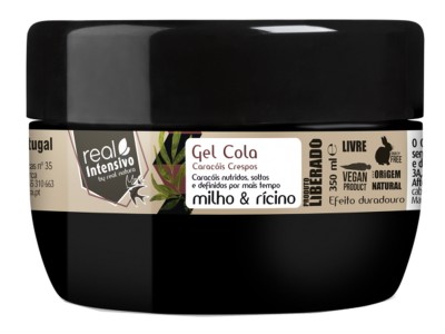 Real Natura Gel Cola Carac�is Crespos 350ml - Image product