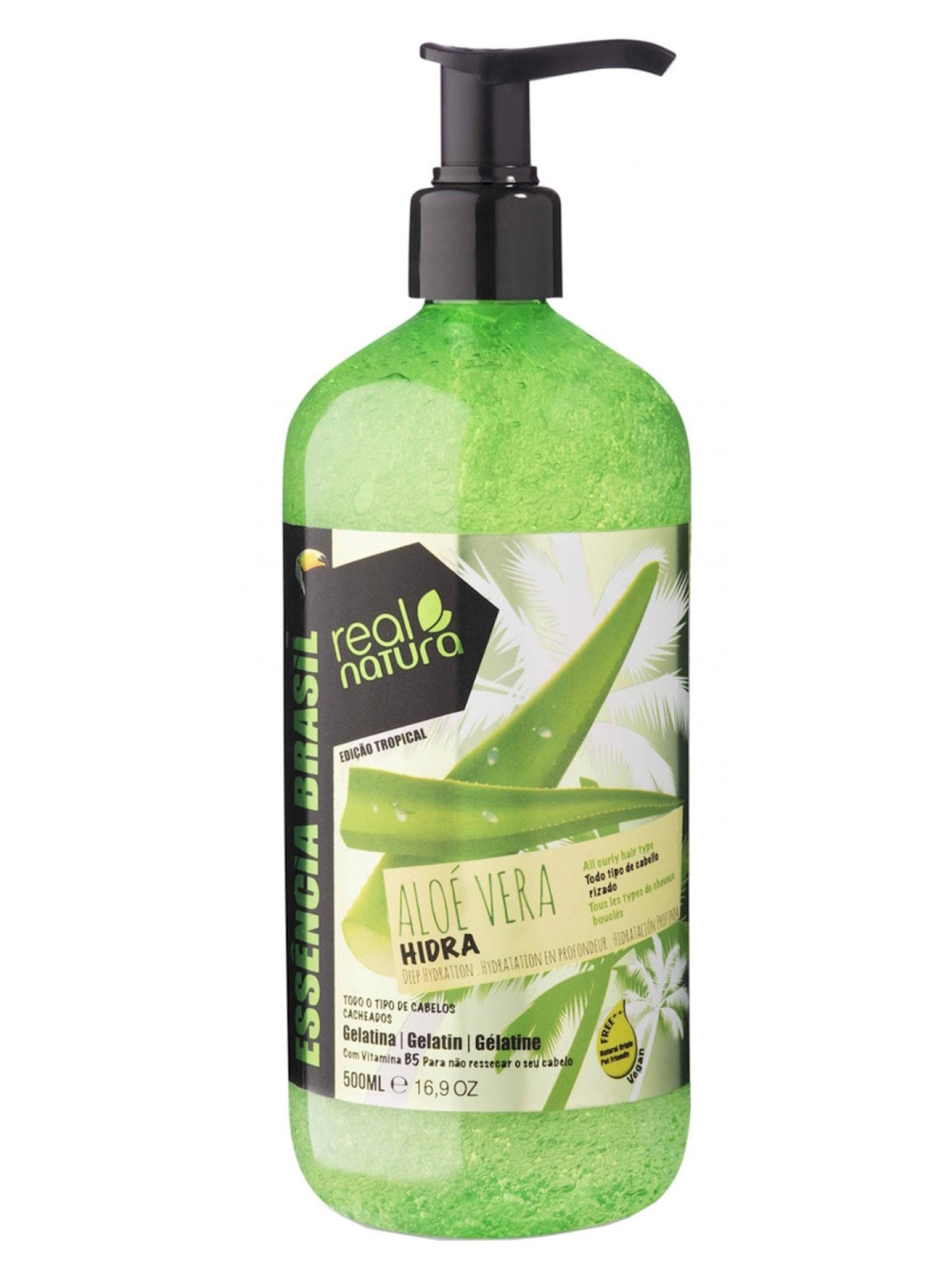 Real Natura Gelatina Capilar Aloé Vera Hidra 500ml