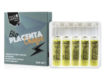 Real Natura Ampolas Placenta Choque 5x10ml - Image product