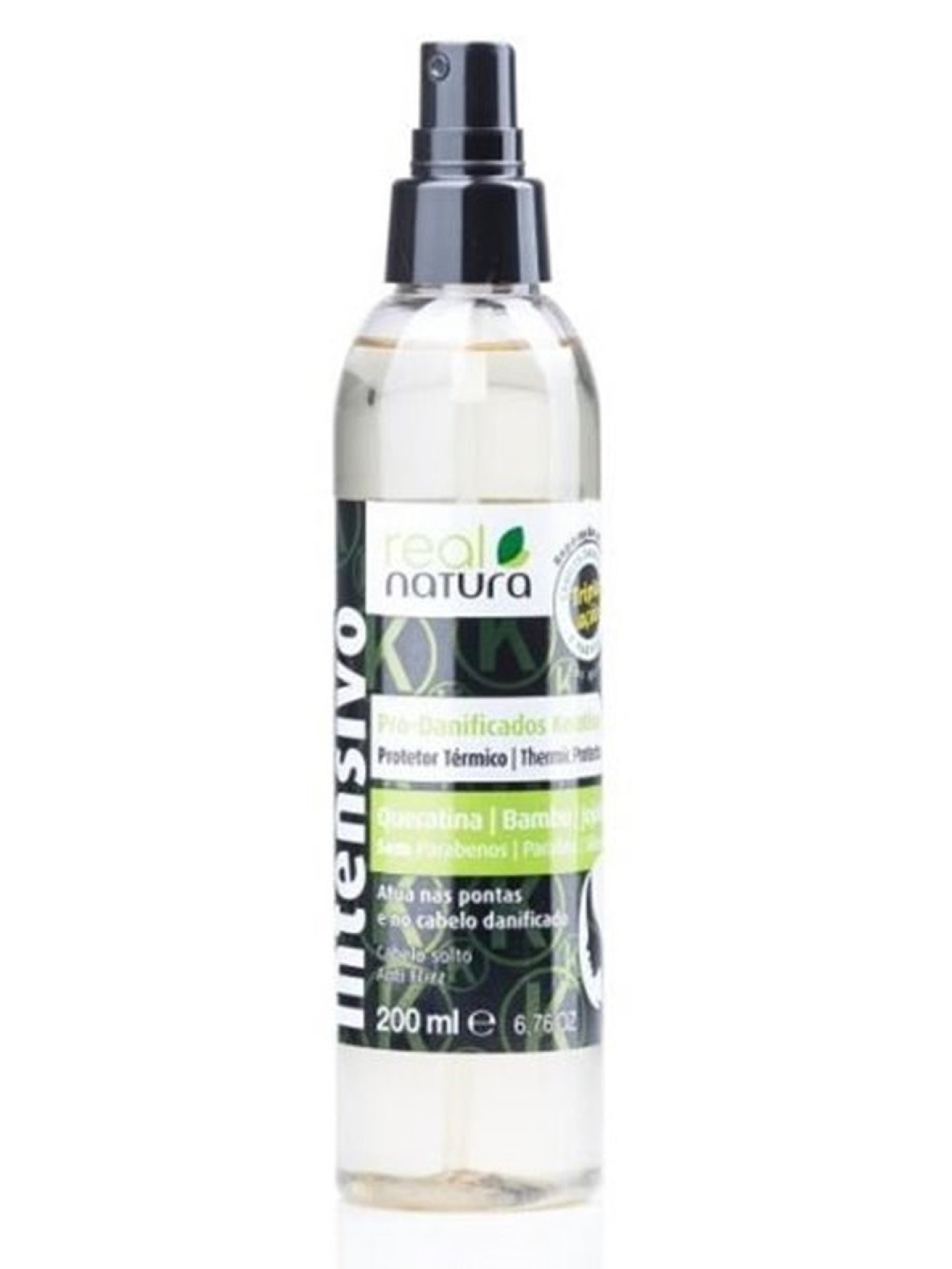 Real Natura Protetor Térmico Pro-Danificados Keratina 200ml