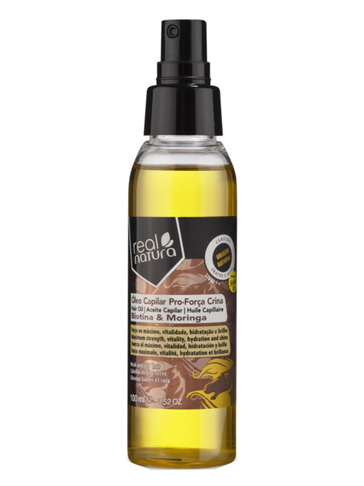 Real Natura Óleo Capilar Pro-Força Crina 100ml