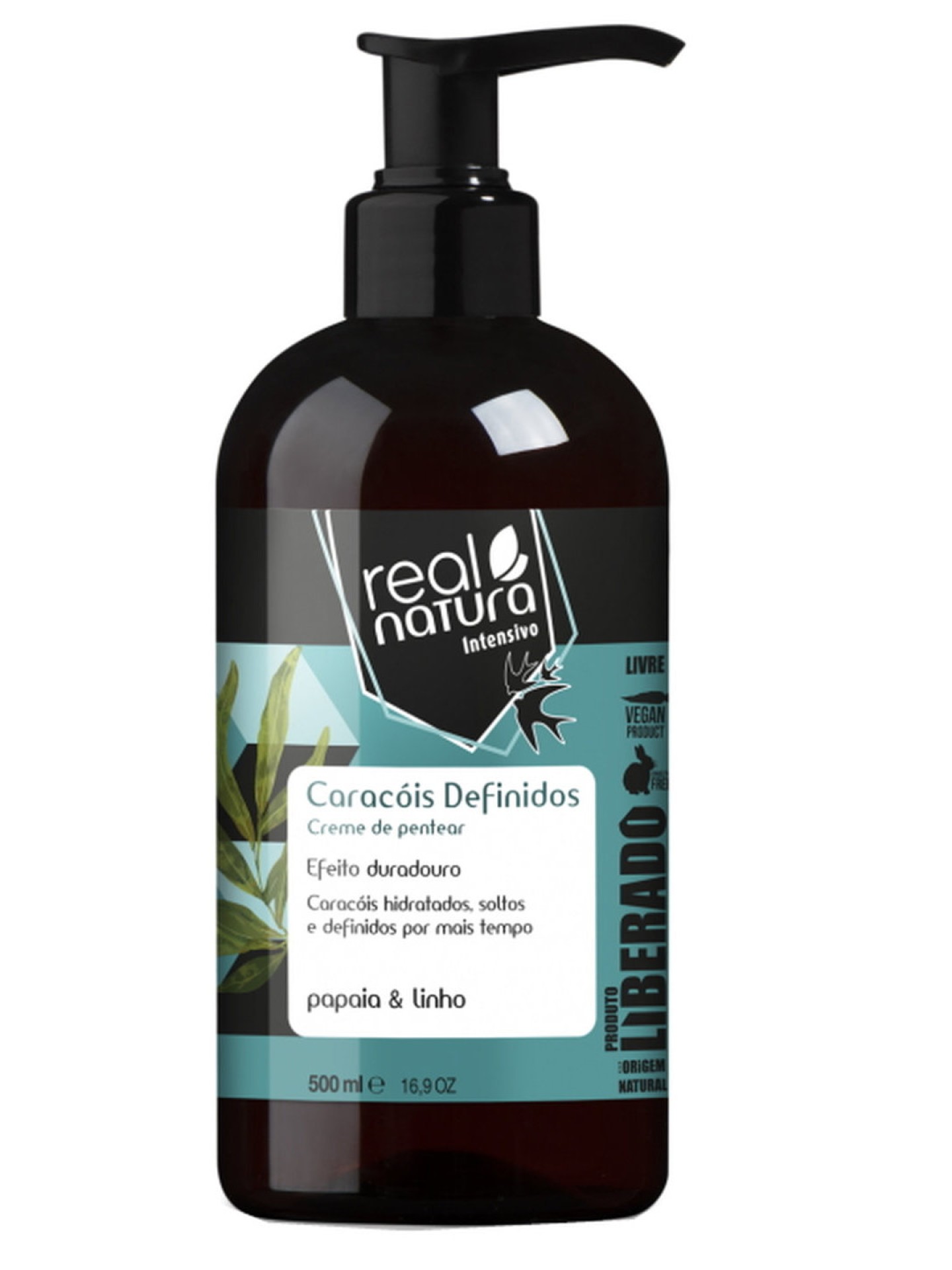 Real Natura Creme de Pentear Caracóis Definidos 500ml