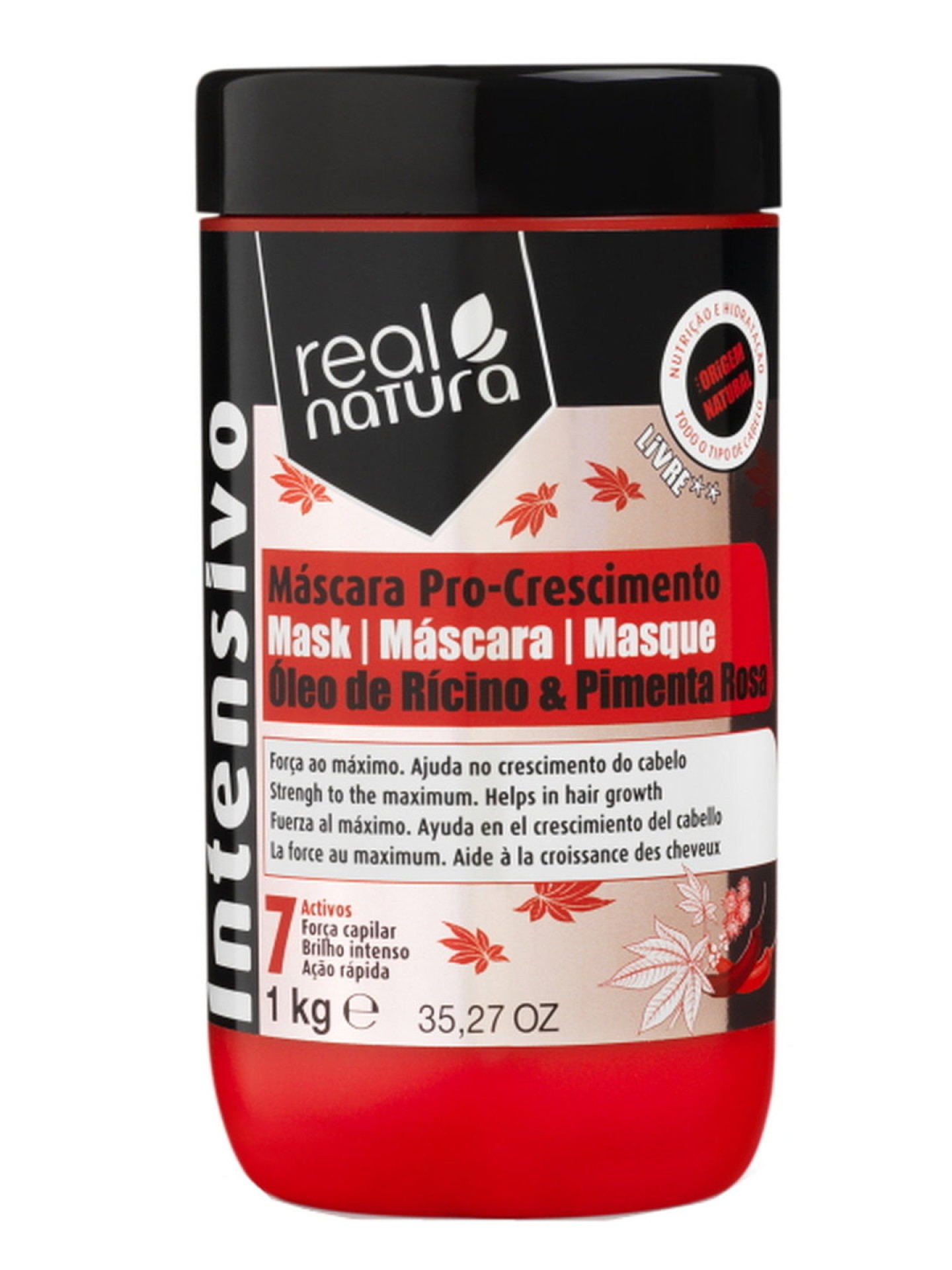 Real Natura Máscara Pro-Crescimento 1Kg