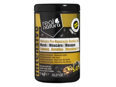 Real Natura M�scara Pro-Repara��o Bomba Caf� 1Kg - Image product