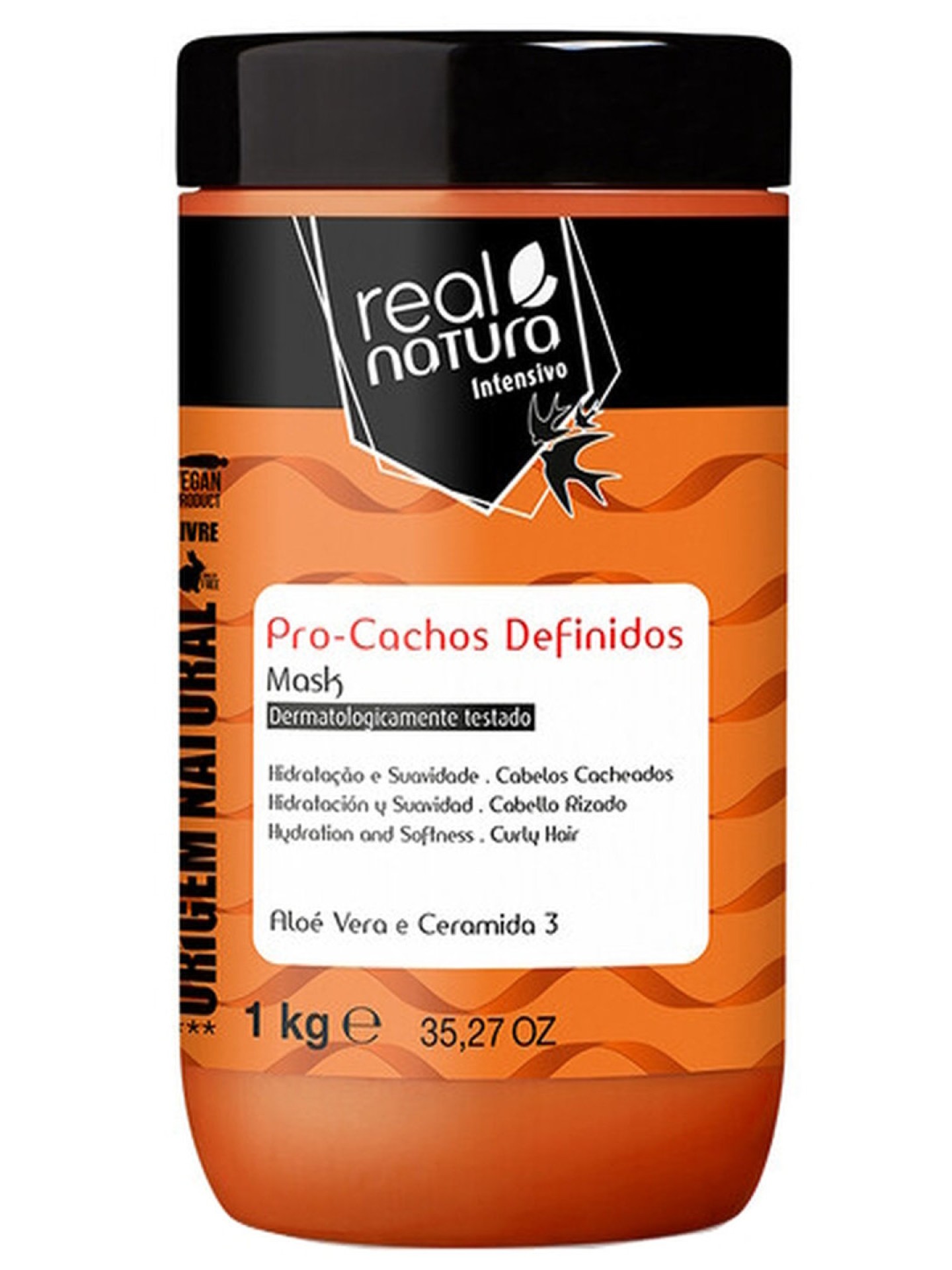 Real Natura Máscara Pro-Cachos Definidos 1Kg