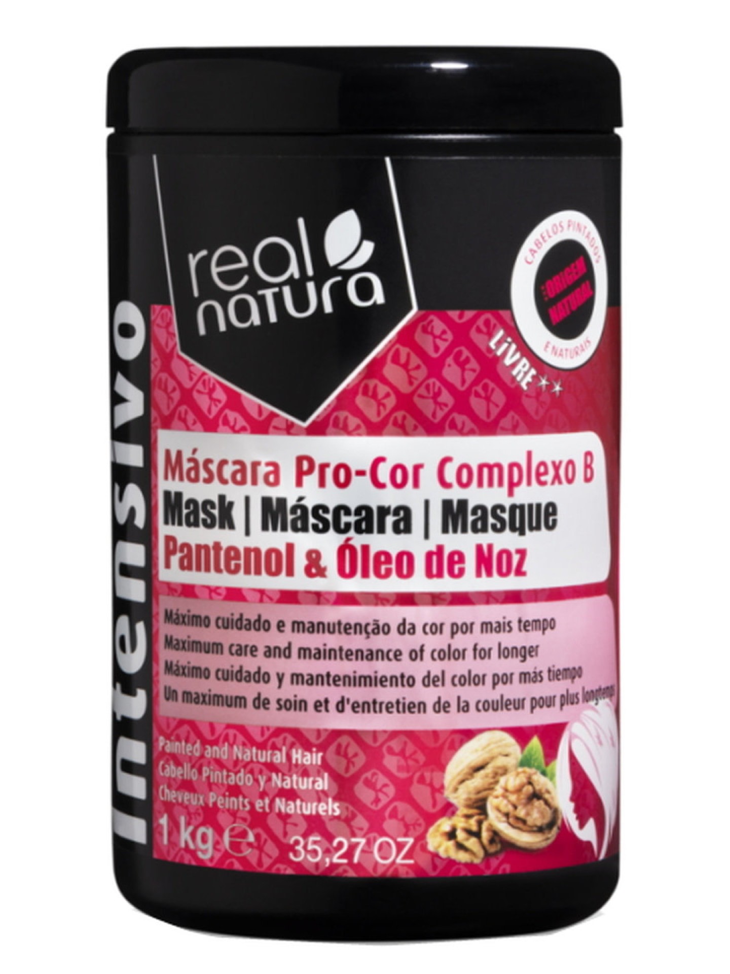Real Natura Máscara Pro-Cor Complexo B 1Kg