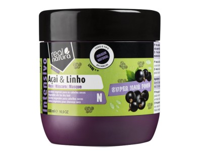 Real Natura M�scara A�a� e Linho 500ml - Image product