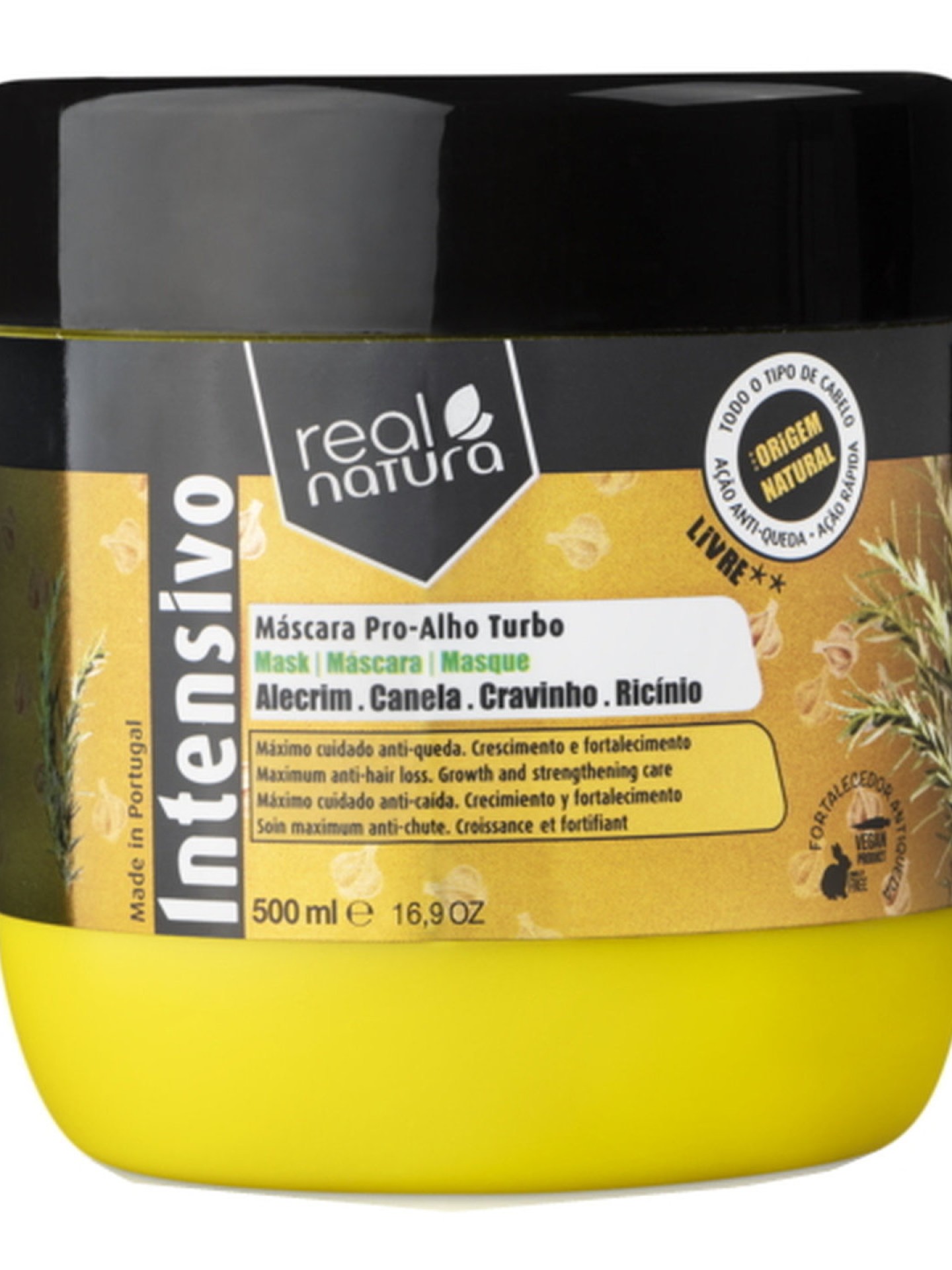 Real Natura Máscara Pro-Alho Turbo 500ml