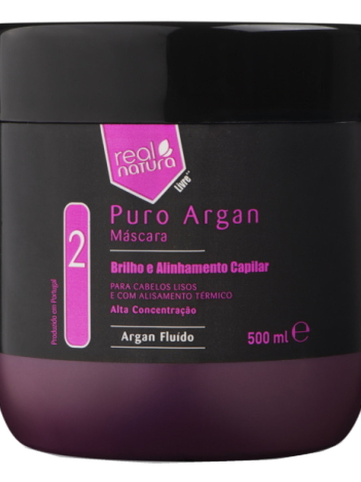 Real Natura Máscara Puro Argan 500ml