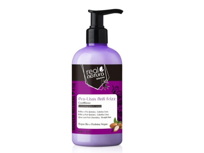Real Natura Condicionador Pro-Lisos Anti Frizz Argan 300ml