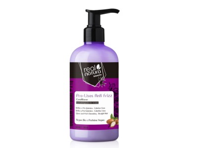 Real Natura Condicionador Pro-Lisos Anti Frizz Argan 300ml - Image product