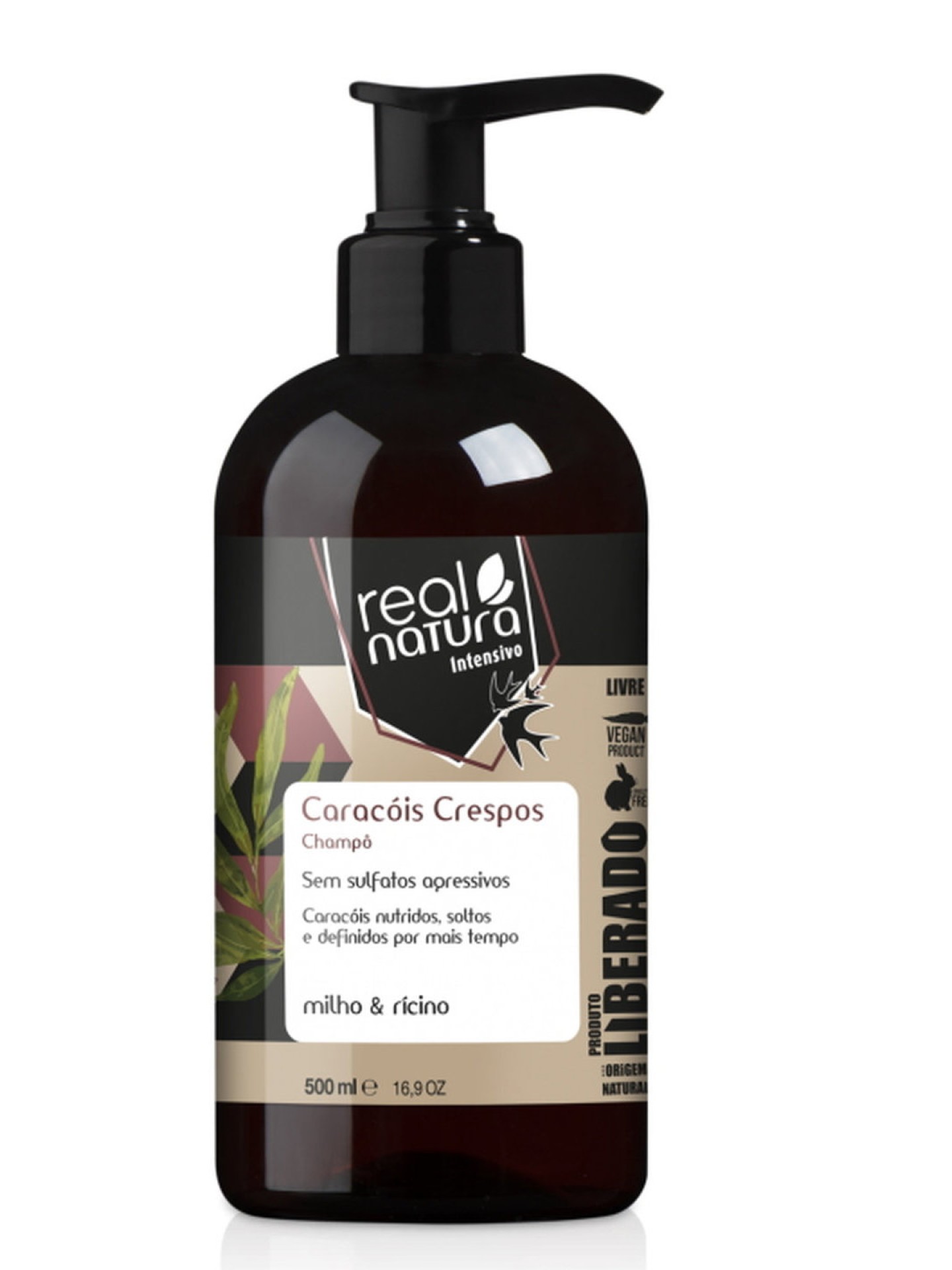Real Natura Champô Caracóis Crespos 500ml