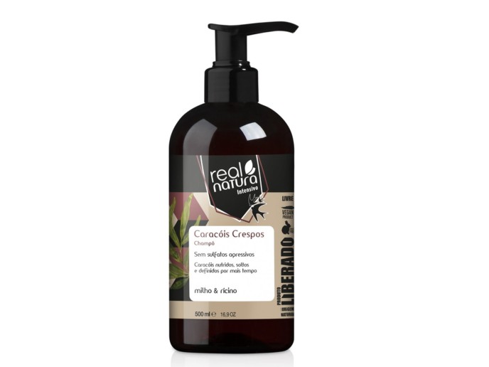 Real Natura Champ� Carac�is Crespos 500ml