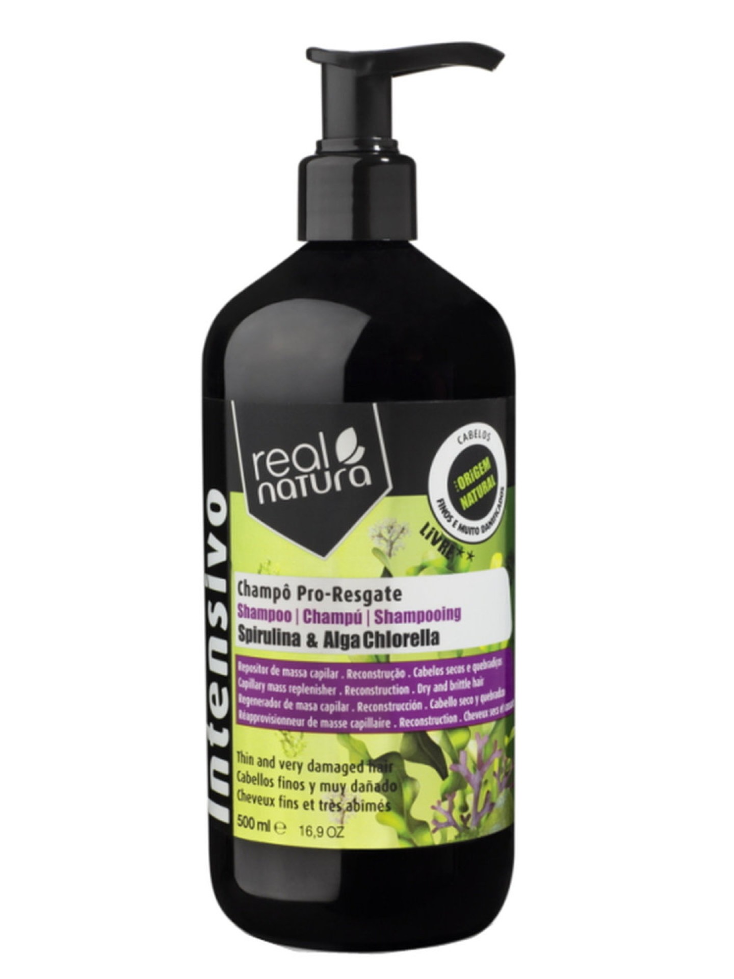 Real Natura Champô Pro-Resgate 500ml