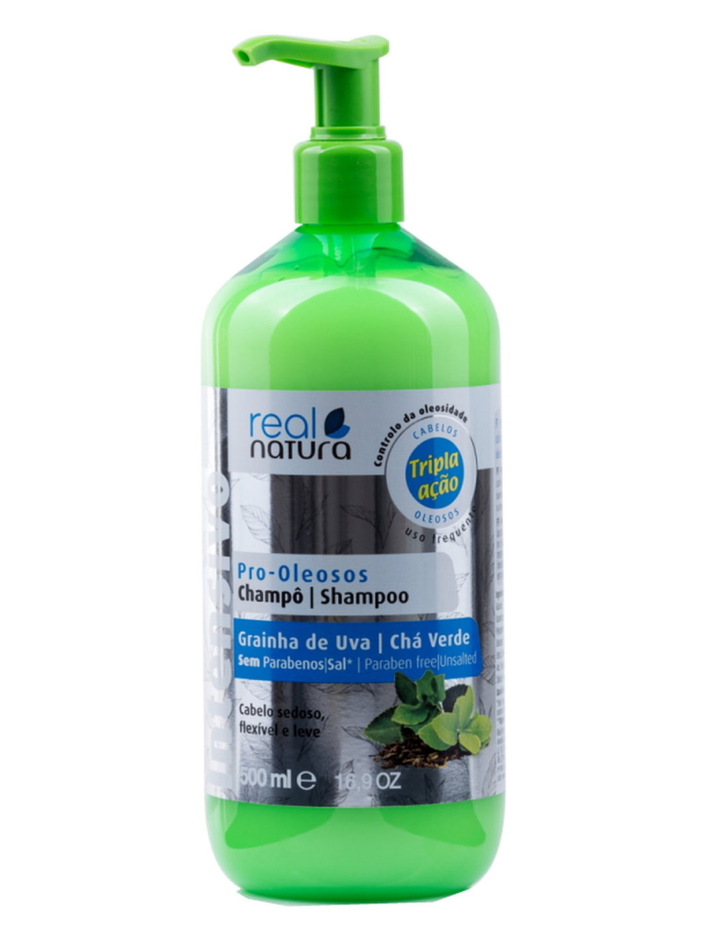 Real Natura Champô Pro-Oleosos 500ml