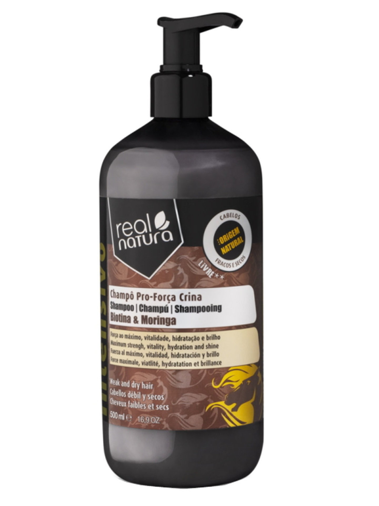 Real Natura Champô Pro-Força Crina 500ml