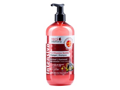Real Natura Champô Pro-Vitamina Bomba 500ml - Image product