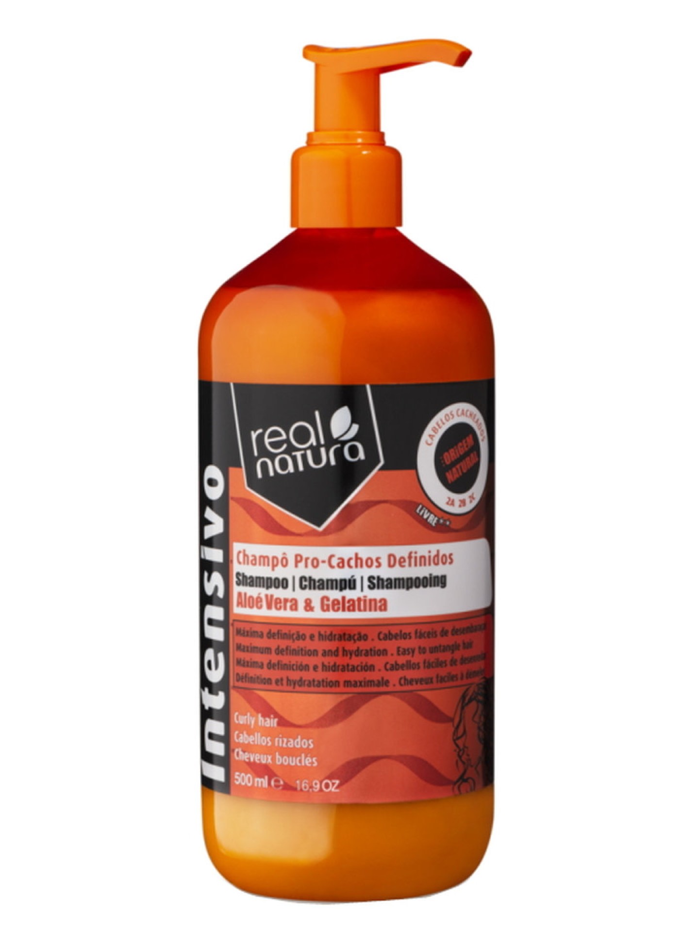 Real Natura Champô Pro-Cachos Definidos 500ml