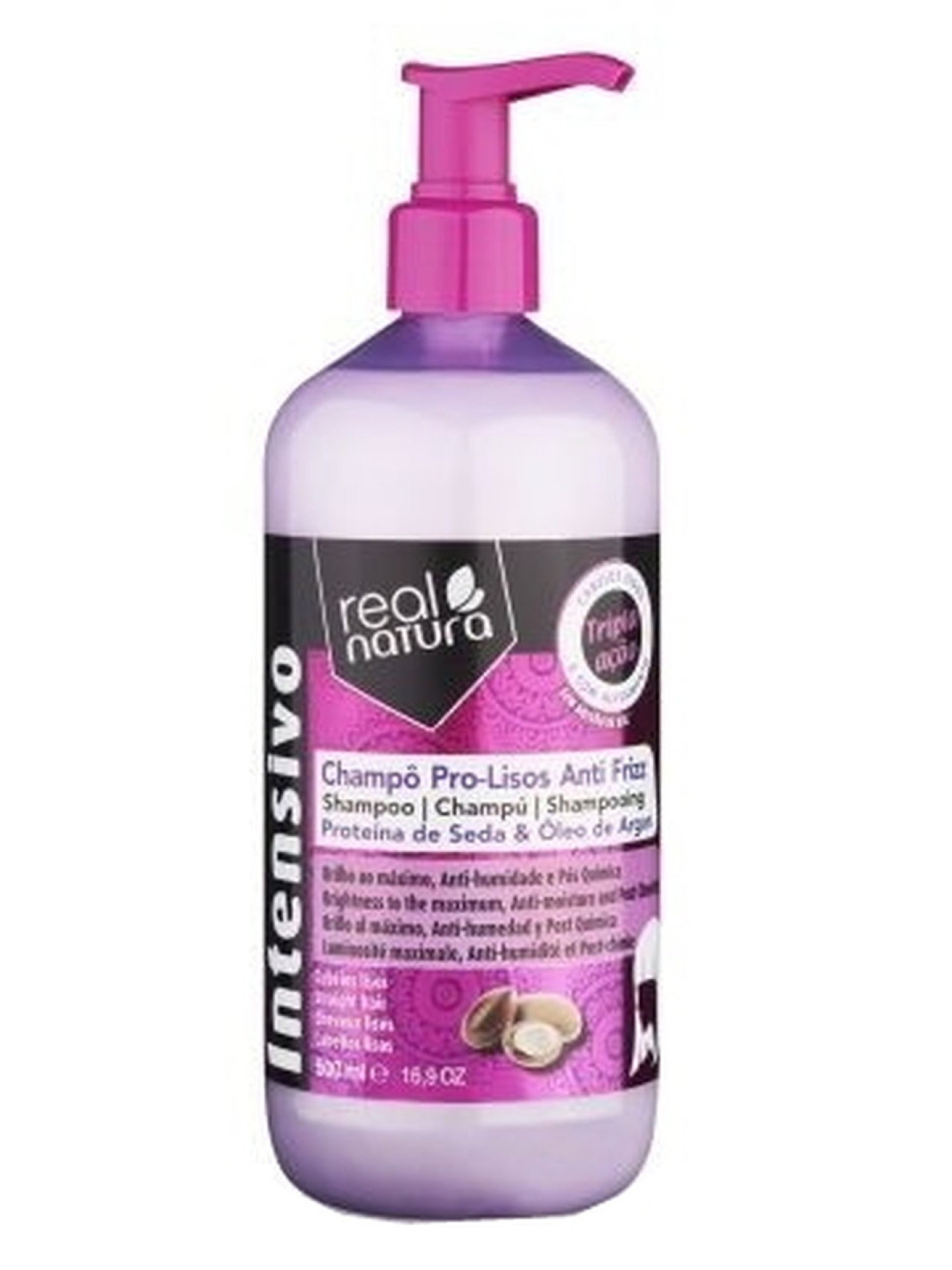 Real Natura Champô Pro-Lisos Anti Frizz 500ml