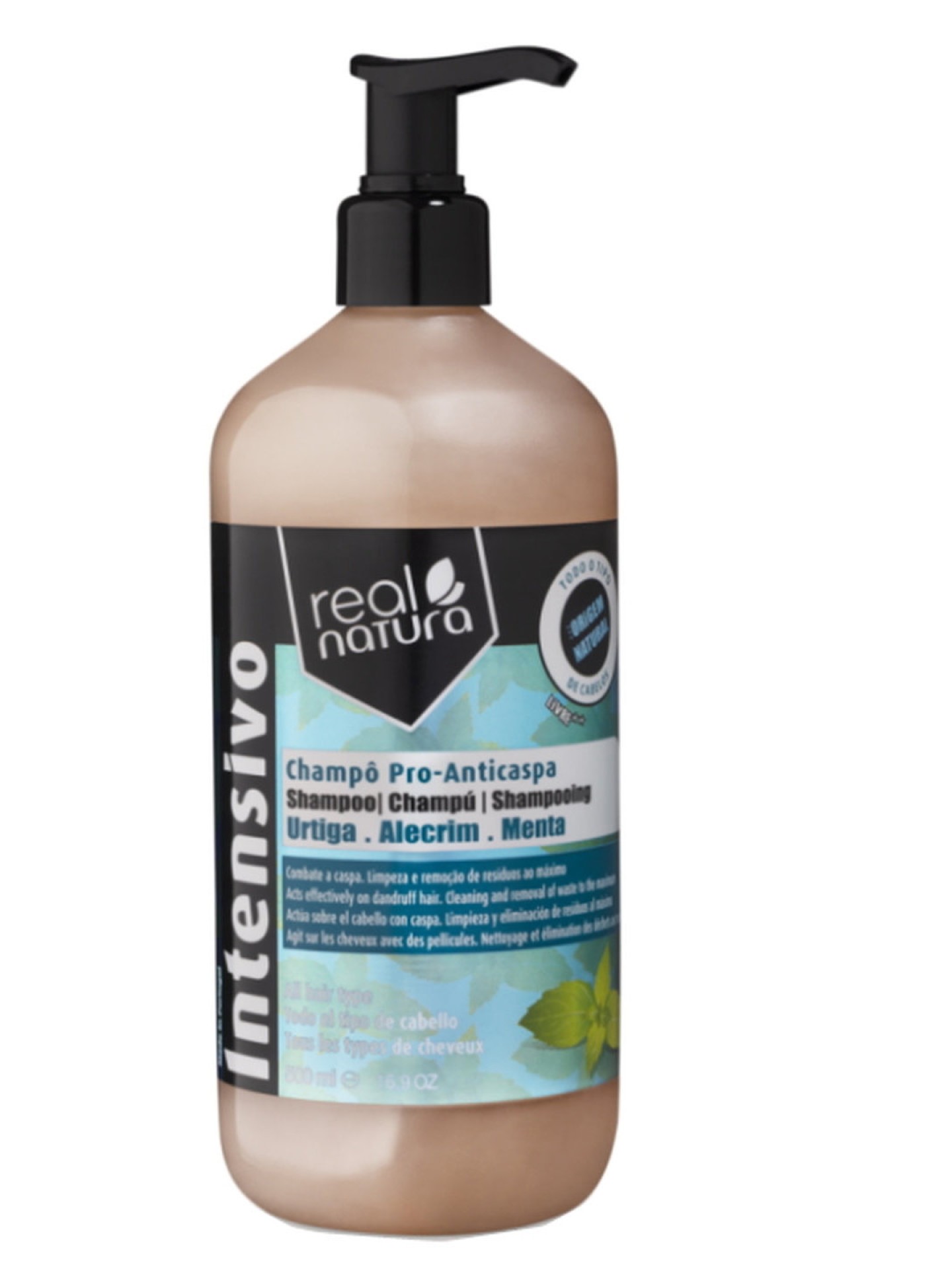 Real Natura Champô Pro-Anticaspa 500ml