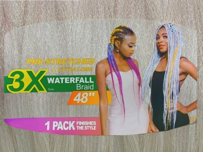 FREEDOM WATERFALL BRAID TAMANHO 48  COR CREAM - Image product