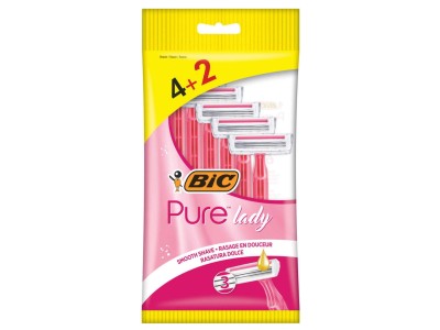 Bic Pure 3 Lady Bolsa 4+2uni. - Image product