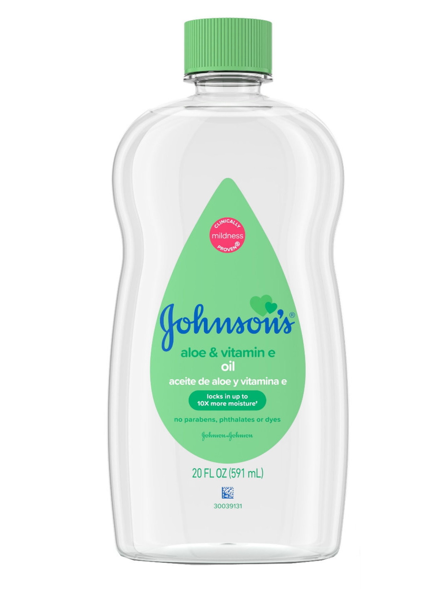 Johnsons Baby Oil c/ Aloe Vera 300ml