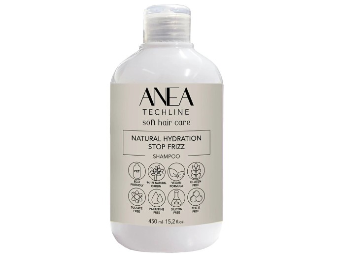 Anea Shampoo Hidratante e Anti-Frizzante Natural 450ml