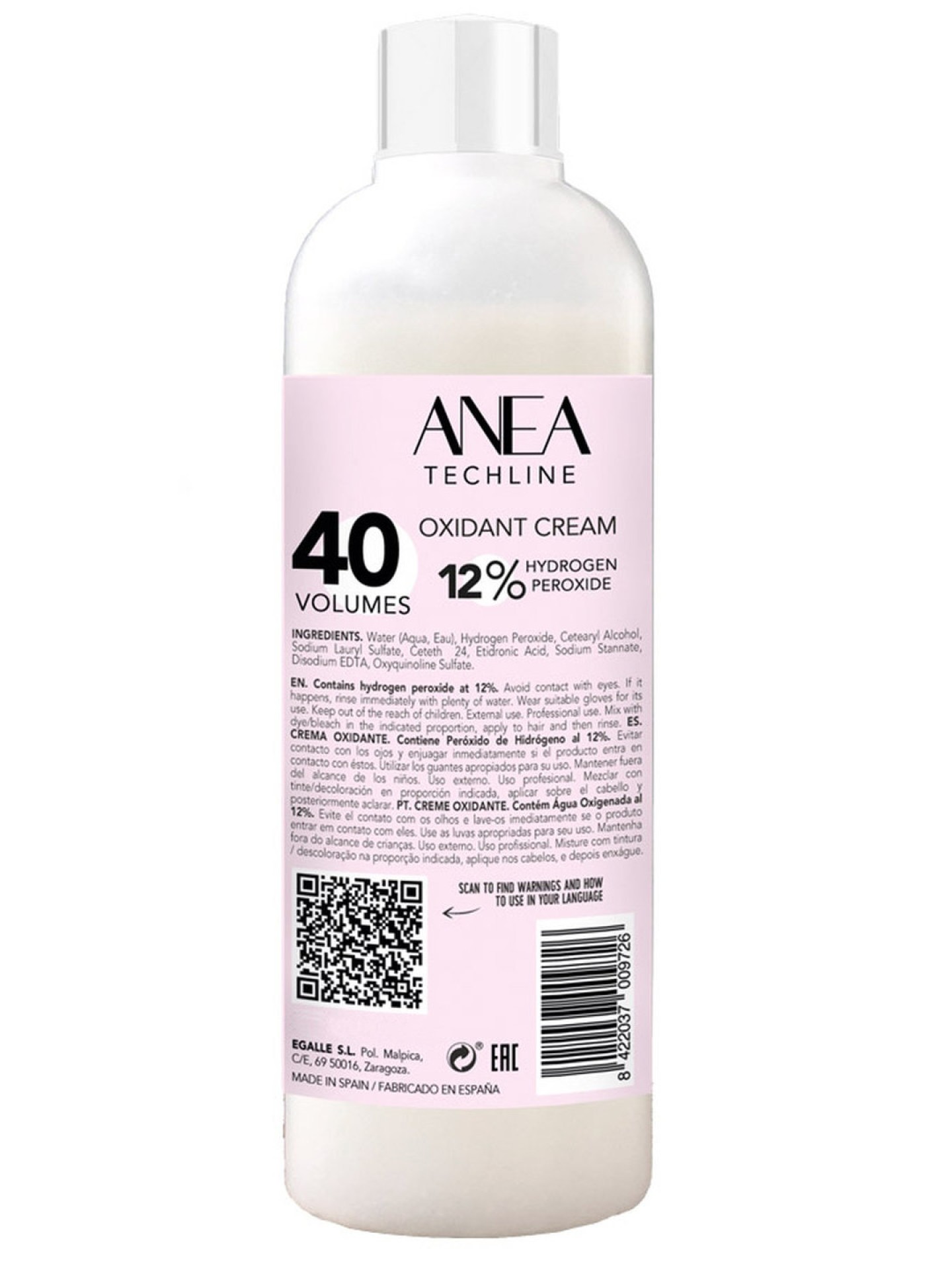 LE Anea Creme Oxidante 40Vol 75ml