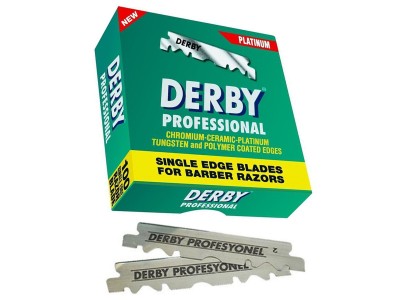 Derby Professional Laminas 1 Face Cromio 100un. - Image product