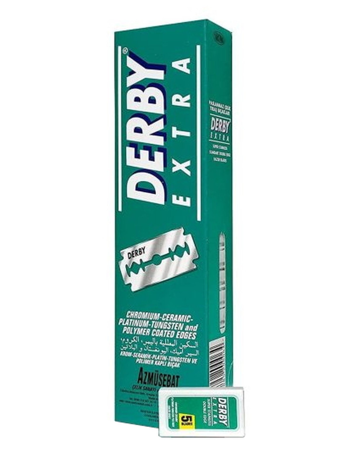 Derby Extra Laminas Cromio 5un.