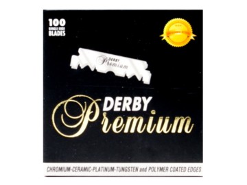 Derby Premium Black Half Blade 100un.