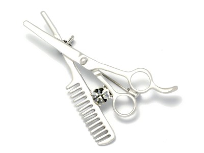 DVC Pregadeira tesoura pente - cor prateado - Image product