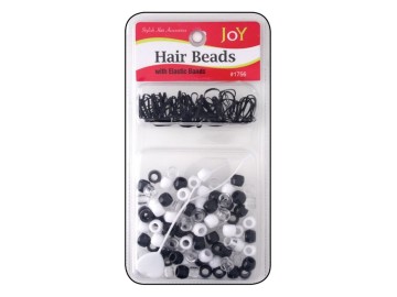 Joy Hair Beads c/Elasticos Mistura 100uni.