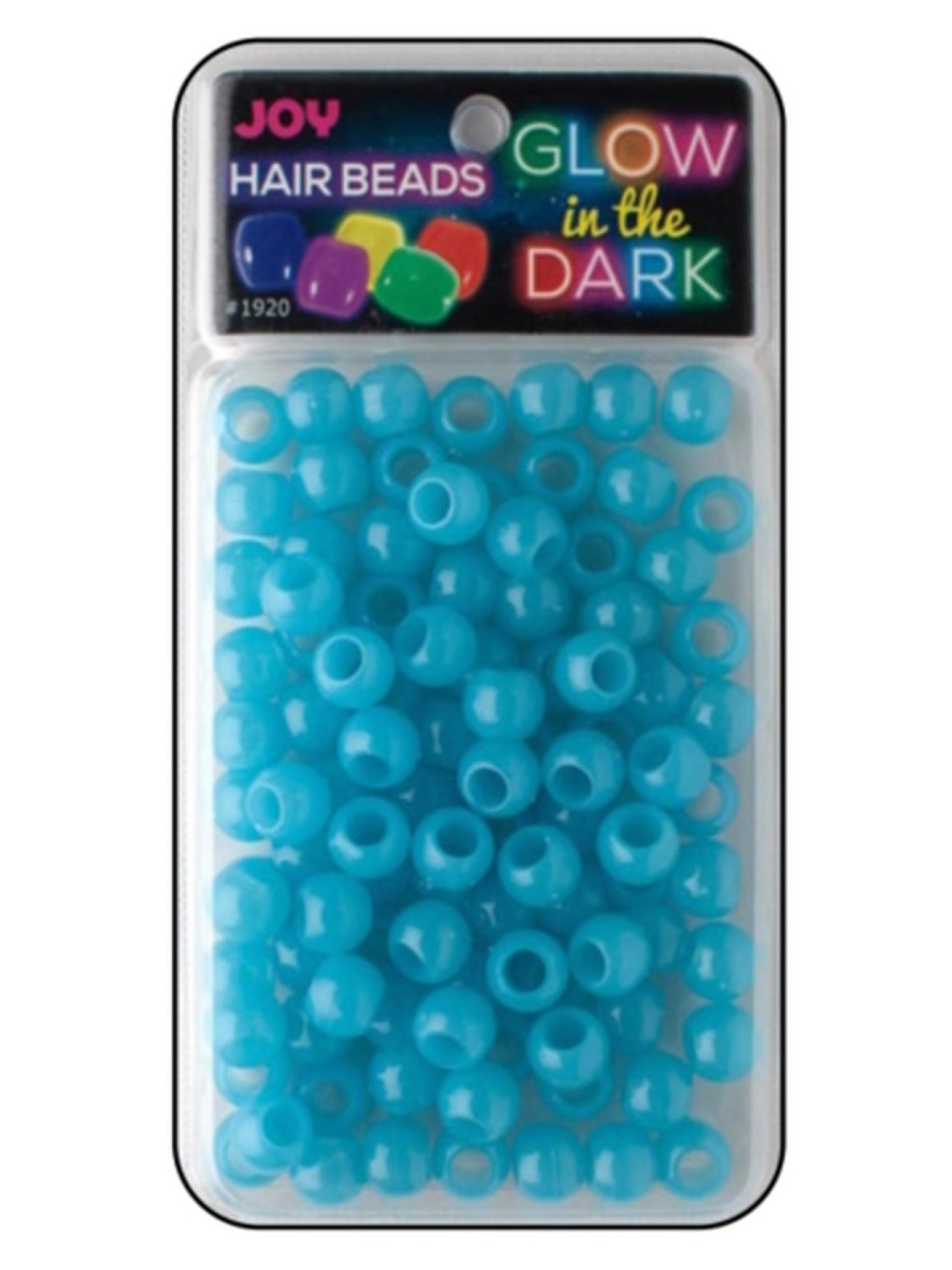 Annie Joy Round Plastic Beads XL Size L Blue #1920