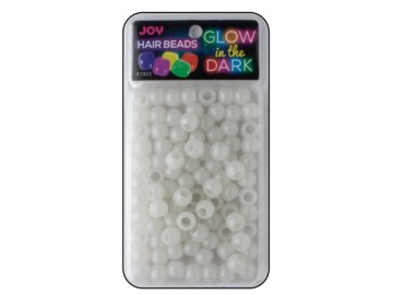 Annie Joy Round Plastic Beads XL Size L White #1923