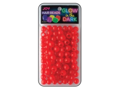 Annie Joy Round Plastic Beads XL Size L Red #1919 - Image product