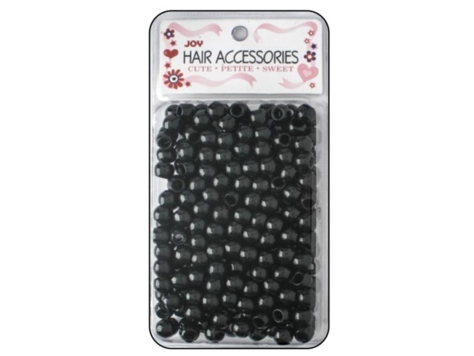 Joy Round Beads Black #1832