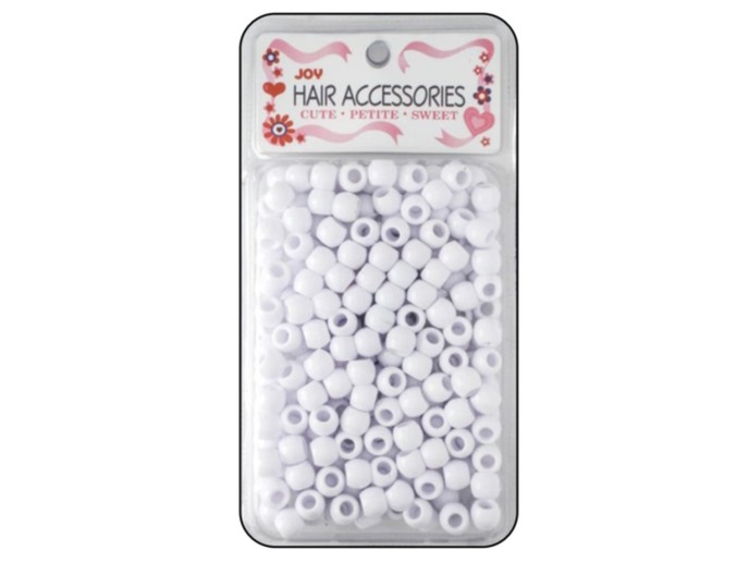 Joy Round Beads White #1830