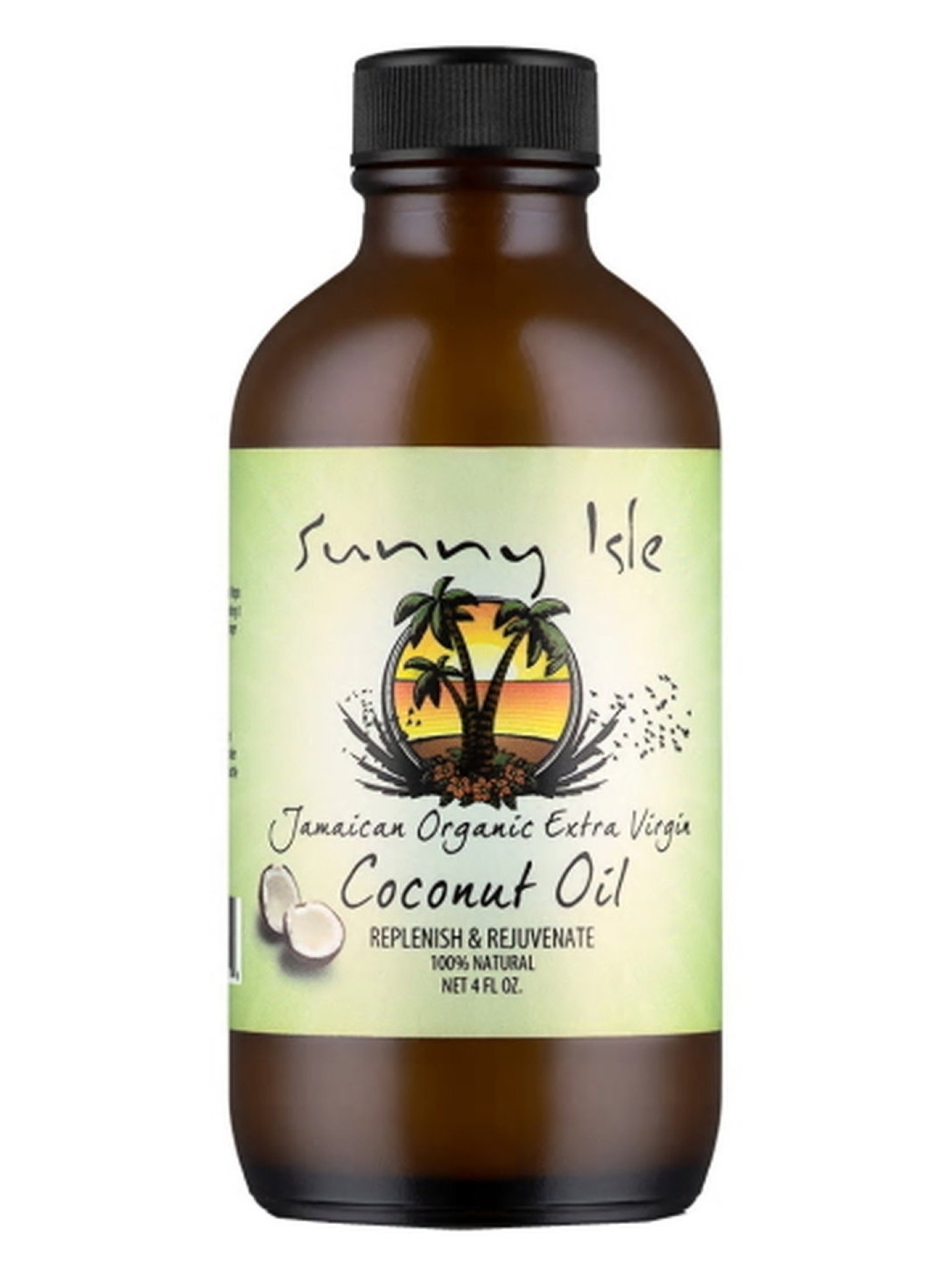 Sunny Isle Jamaican Org. Extra Virgin Coconut Oil 4oz