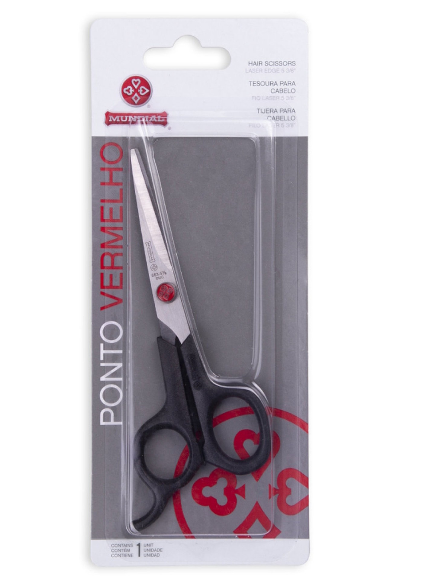 Mundial Tesoura P/ Cabelo Fio Laser 5