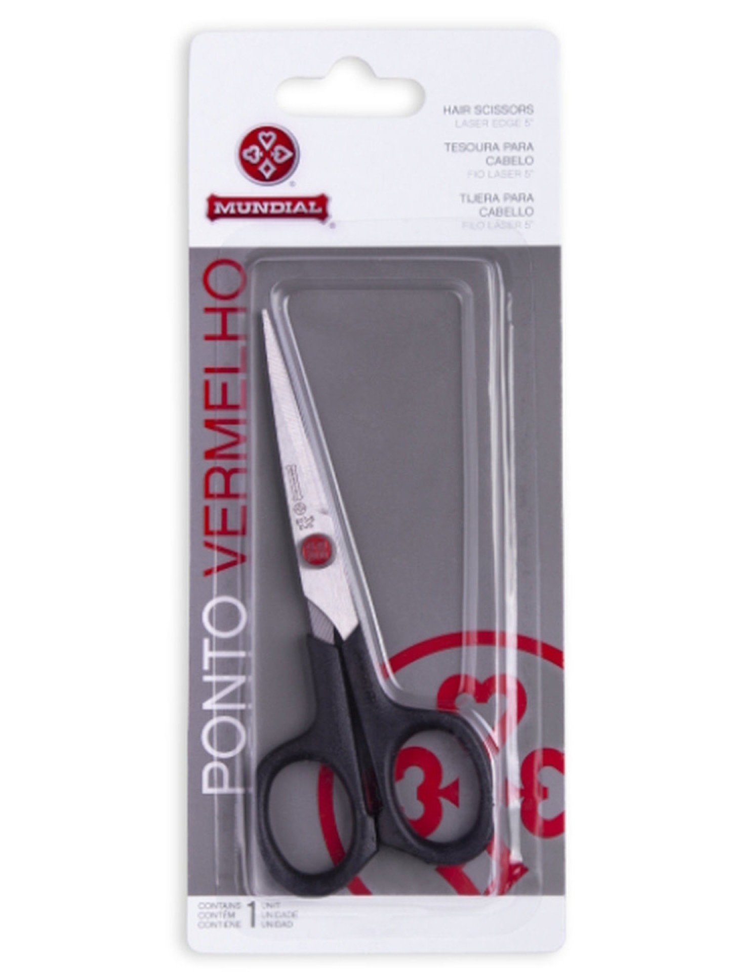 Mundial Tesoura P/ Cabelo Fio Laser 5