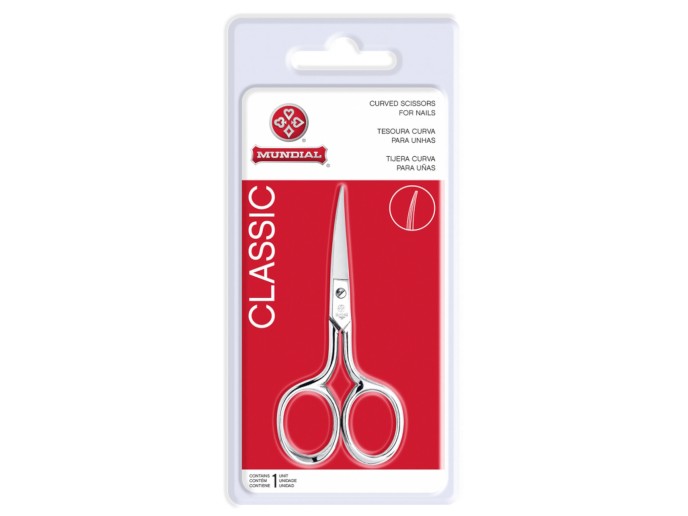 Mundial Tesoura Curva P/ Unhas Classic