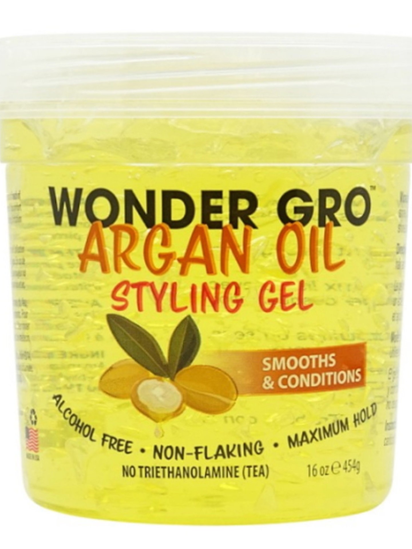 Wonder Gro Argan Oil Styling Gel 16oz
